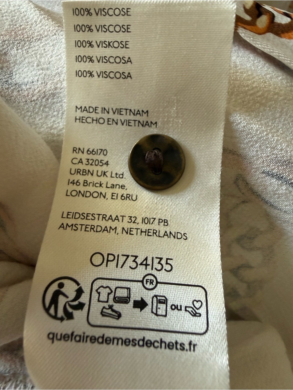 Maeve Anthropologie White Gold Chain Print Maxi Shirt Dress 2X Old Money Boho - Picture 16 of 17